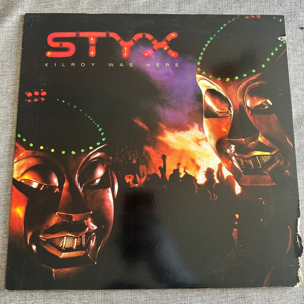 Styx Kilroy Was Here Vinyl LP 12" 1983 A&M Records SP-3734 Good Mr Roboto Rock